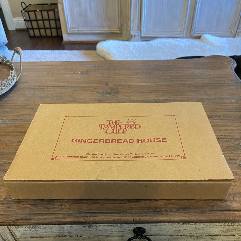 COPY - Brand new in the box pampered chef gingerbread house mold. Smoke free ho…